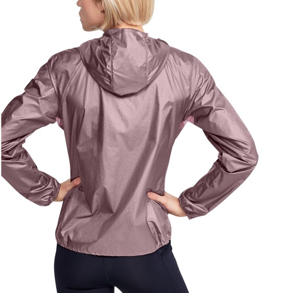 Under Armour UA Storm Pinkish Metallic Hood Jacket - Picture 9 of 10